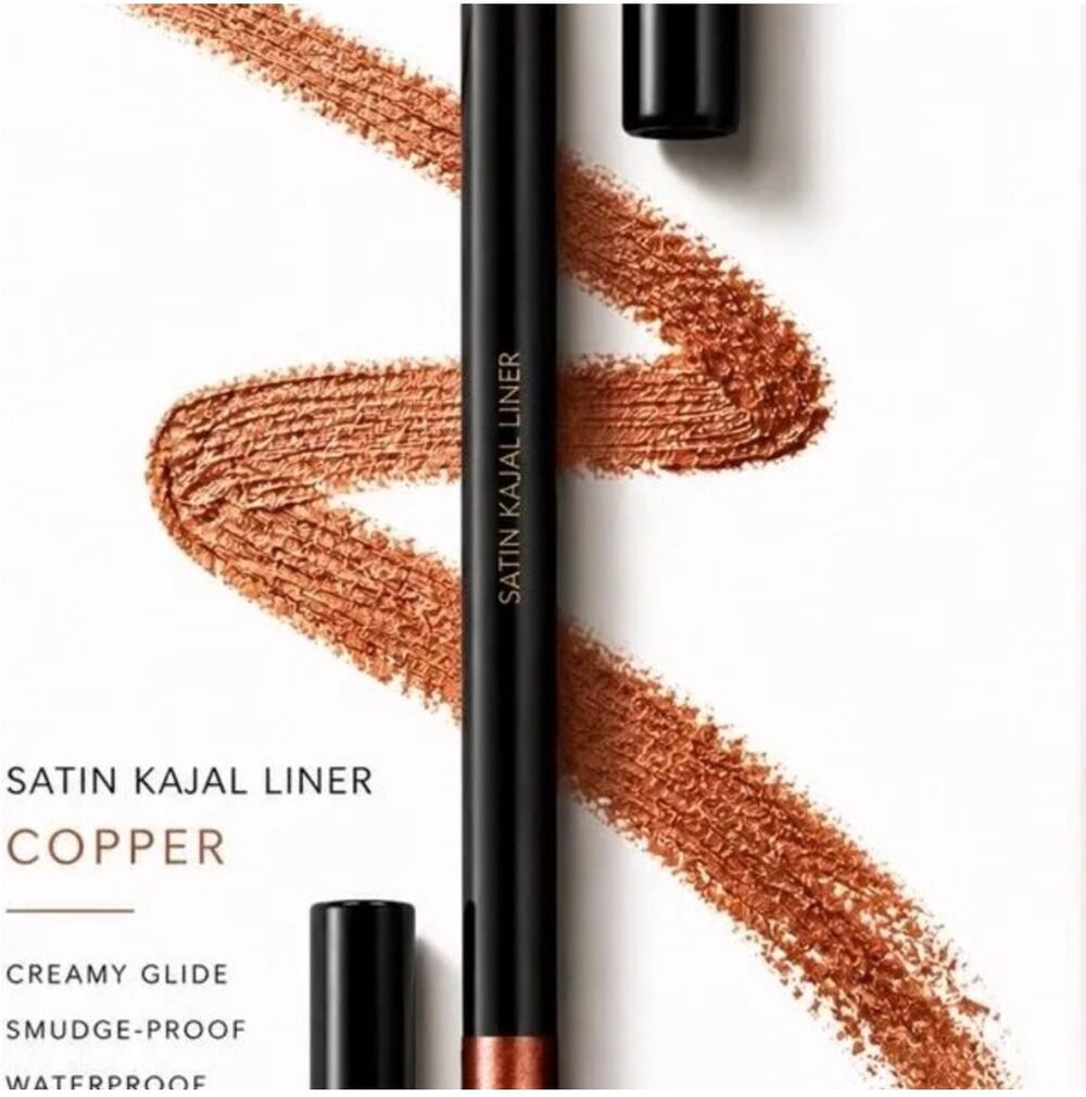 New in box Victoria Beckham satin kajal liner in copper with sharpener